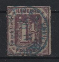Hamburg 1866 Michel Nr. 20  gestempelt