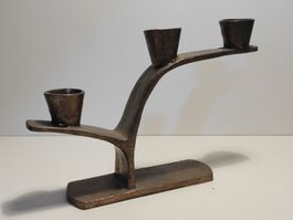 Kerzenständer Bronze messing - Handarbeit