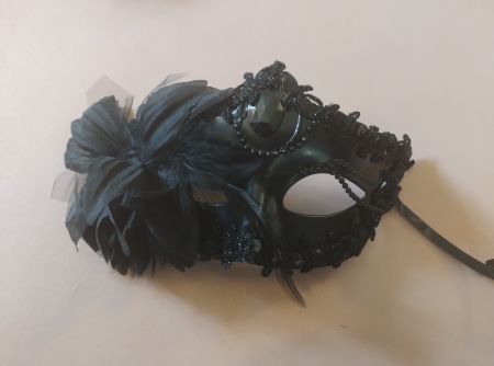 10x Halbgesichtsmaske tropic schwarz - Masque demi-visage