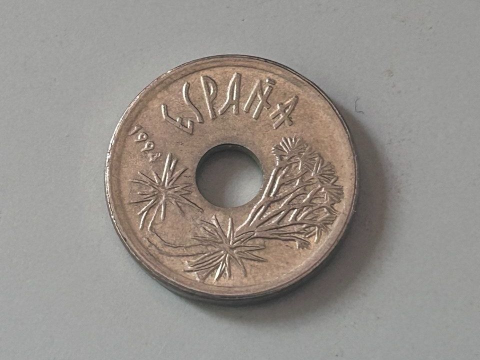Tutti le monete: 25 Pesetas spagnola 1994 – Usato da Giubiasco venduto da LorisVale 1