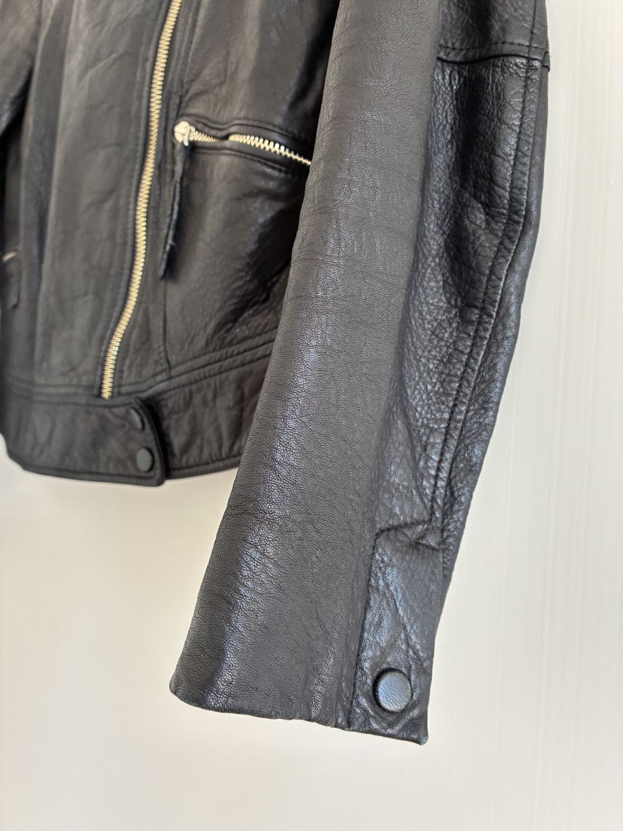 Massimo Dutti Jacken: Massimo Schwarze Lederjacke Gr XS – Neu (gemäss Beschreibung) aus Rüschlikon von laras_closet 2