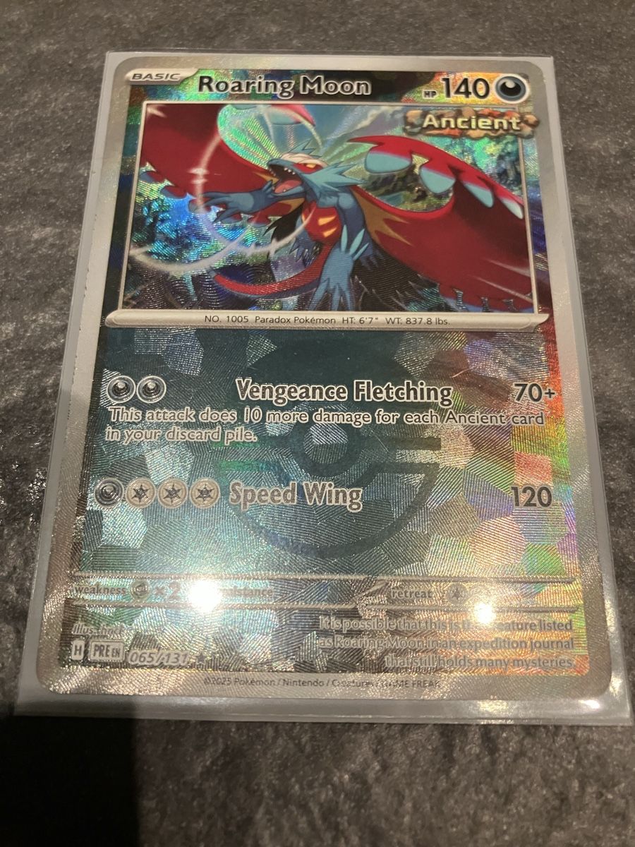 Pokémon Sammelbilder & Trading cards: Pokemon Roaring Moon Master Ball, Prismatic Evolution, Mint – Neu (gemäss Beschreibung) aus Lyss von Sandera20 1