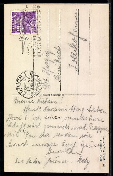 Cartes postales: AK Rapperswil, Schloss – D'occasion à Berlin par bartko-reher 1