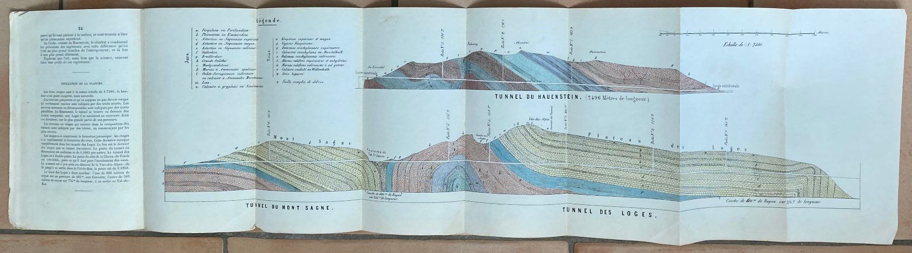 Documenti: Les Tunnels du Jura, E. Dessor - 1856 – Usato da Versoix venduto da Decapod 7