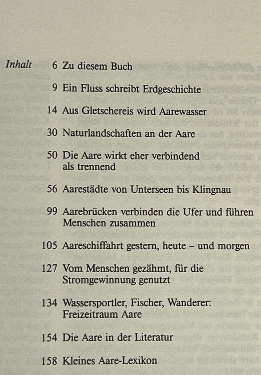 Libri: Die Aare Natur, Geschichte u. Kultur eines Schweizer Flusses – Nuovo (secondo la descrizione) da Oberhofen Thun'see venduto da SwissTreasure 2