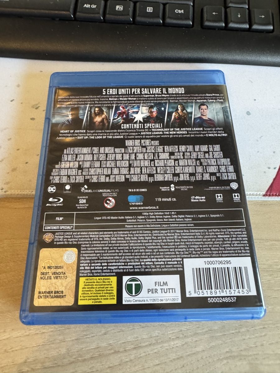 Tutti i DVDs: Blu-ray Justice League - Scene Inedite! – Usato da Viganello venduto da BlackPanda0003 1