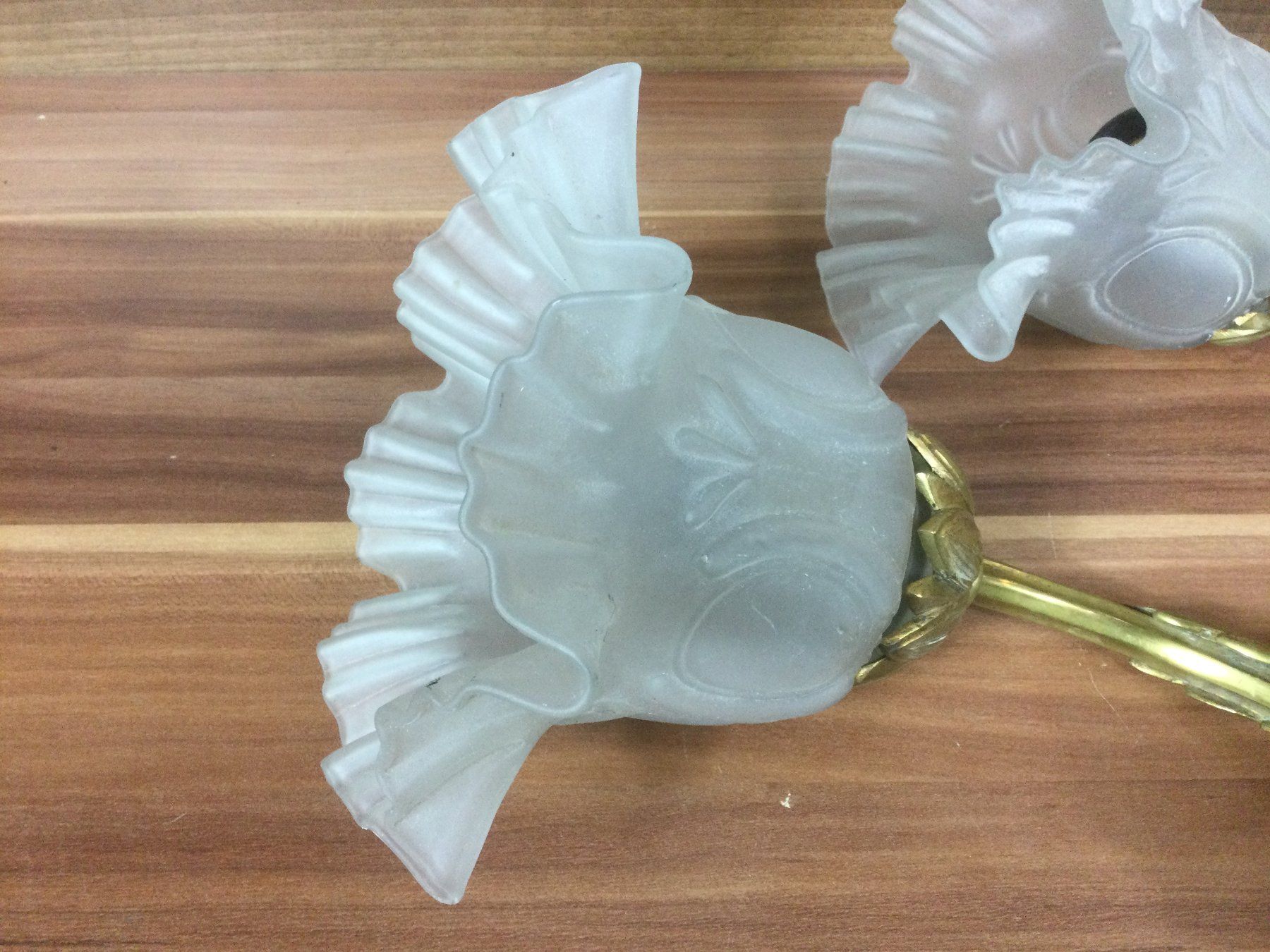 Lampes: Gebrauchte schöne Messing Wandlampen – D'occasion à Wangen SZ par kuriosum12 5