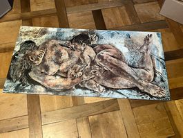 Grosses Hans Erni Bild "Mutter & Kind"