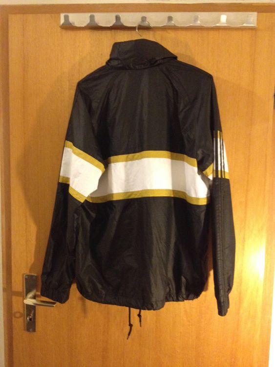 Adidas schwarz 2025 gold jacke