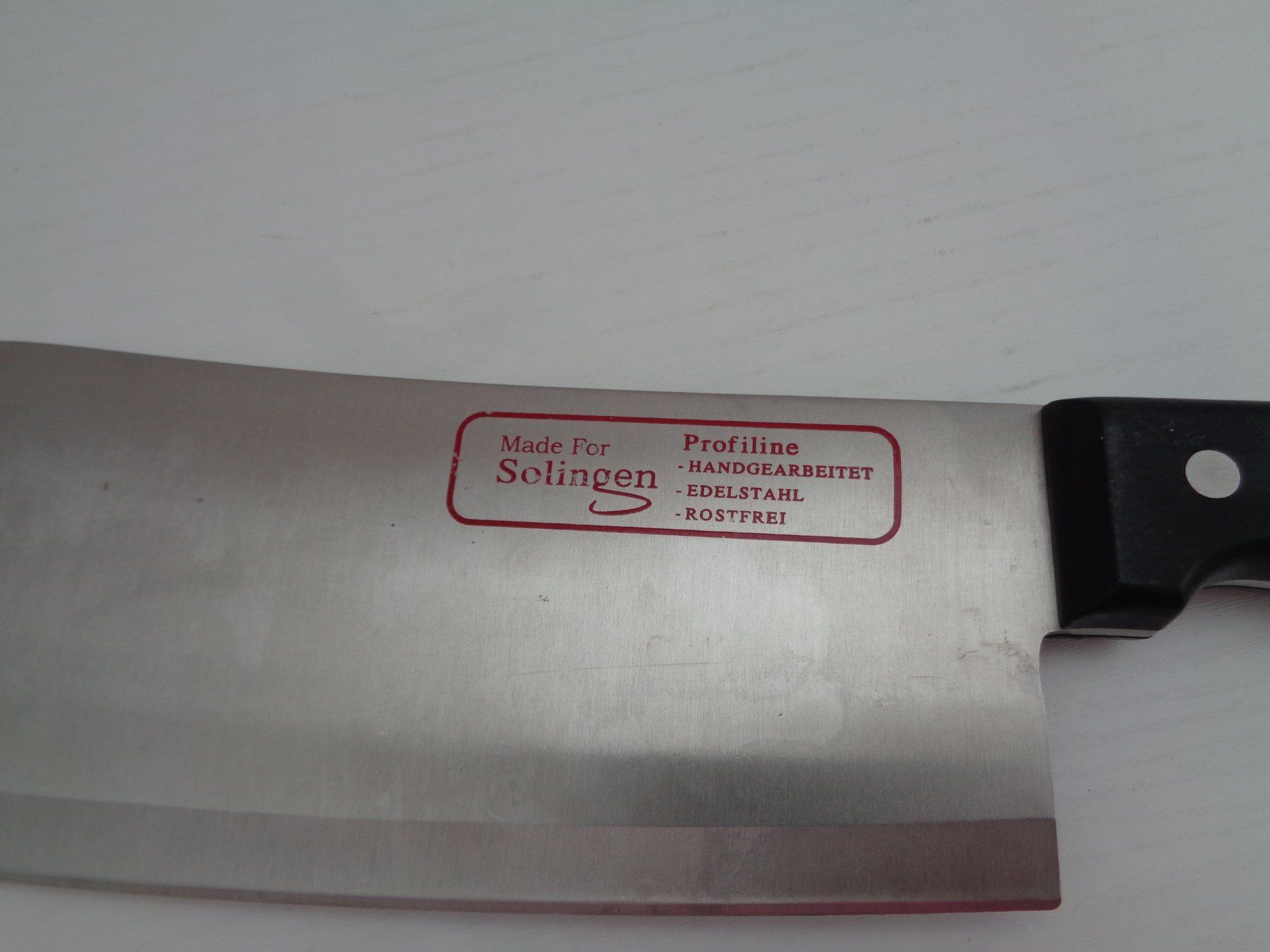Coltelli da cucina: Hackbeil - Solingen - Profiline Handgearbeitet Edelstahl – Usato da Chur venduto da omonia 4