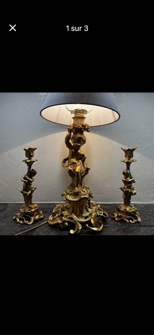 Lampade: Ensemble bronze doré – Usato da Le Locle venduto da nic_xm7w