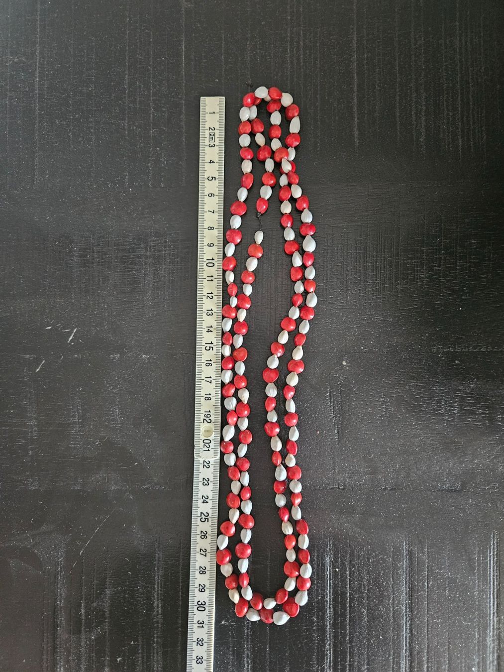 Ketten: Rote & Weisse Samen-Kette, Boho Chic Statement Kette 📿 – Neu (gemäss Beschreibung) aus Basel von Anghkorwatt 4
