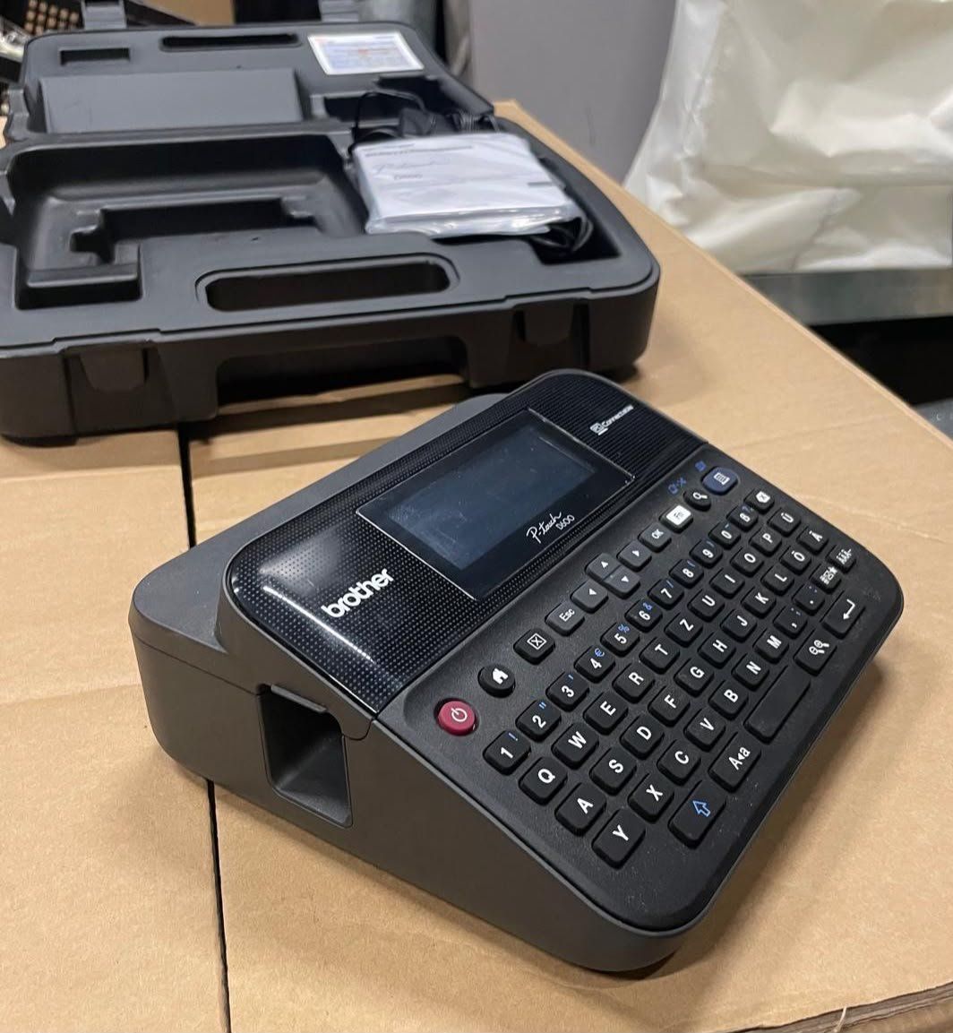 Brother Drucker: Brother P-touch D600 Beschriftungsgerät – Gebraucht aus Steinach von Butterblume2 1