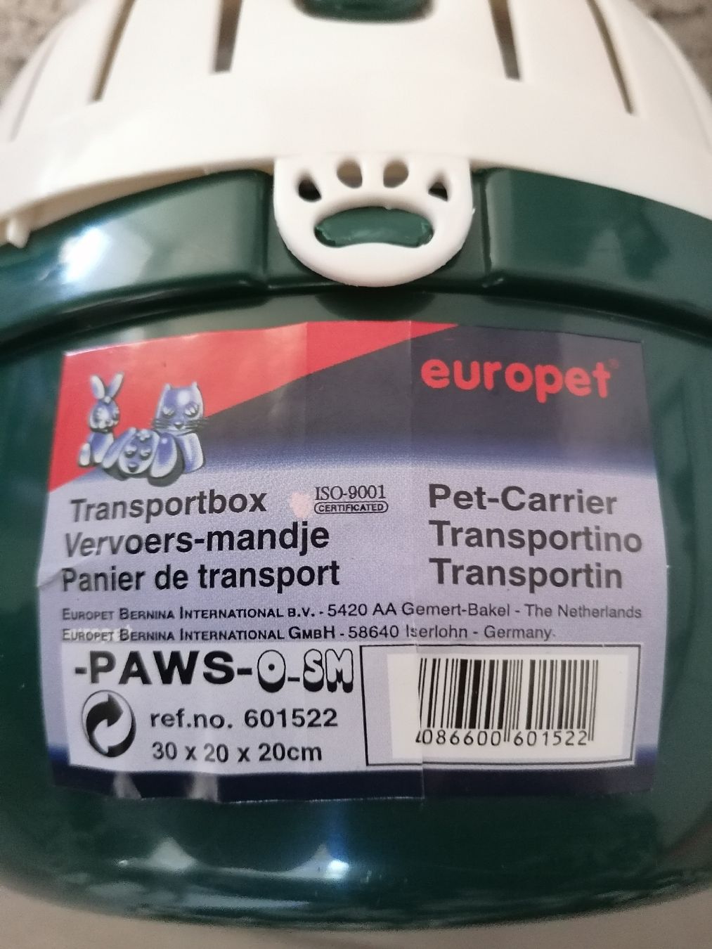 Gabbie, trasporto & Sicurezza: Kleintier-Transportbox Europet – Usato da Hunzenschwil venduto da Gruftie0 2