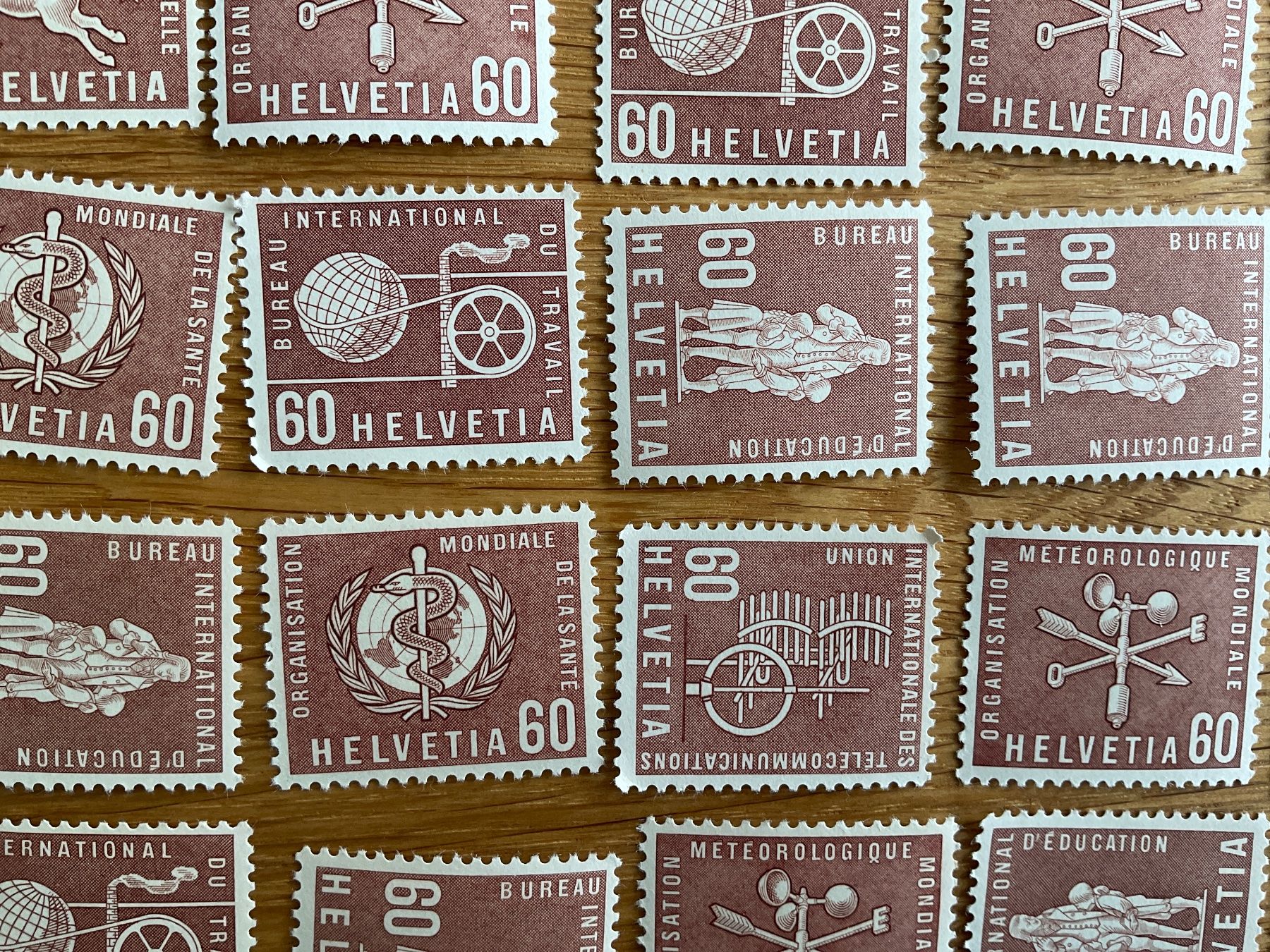 Tutti i francobolli: 60Fr Ämter Frankaturware ungestempelt postfrisch Sammlung – Nuovo (secondo la descrizione) da Wil SG venduto da Chefsugus 5