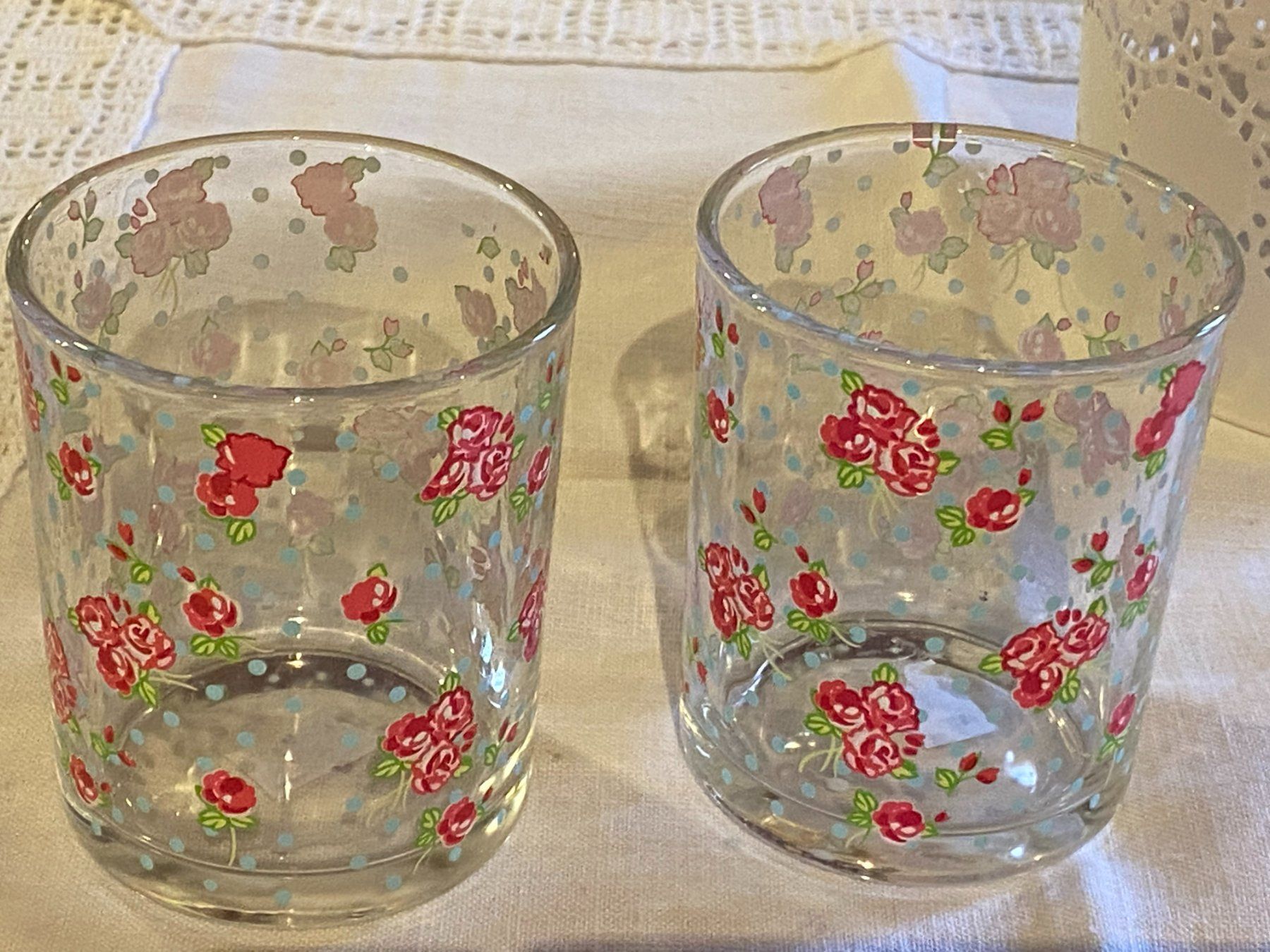 Kerzenständer: WINDLICHTER ROSEN,2ER-SET – Neu (gemäss Beschreibung) aus Meienried von ManuelaBoutique 2