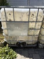 Wassertank 1000L gebraucht mit Deckel und Hahn