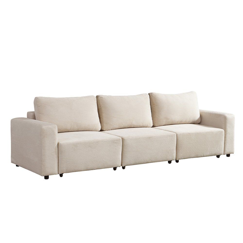Sofas: Modulares Schlafsofa VERA M - 295x92cm Beige – Neu und originalverpackt aus Wallenwil von toesstal-vertrieb 2