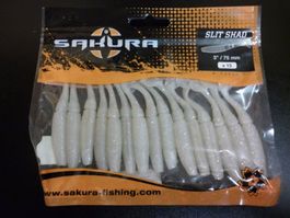 15 Sakura Slit Shad 75 mm blue pearl