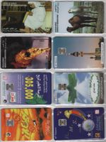 8 seltene Telefonkarten von den Arabischen Staaten