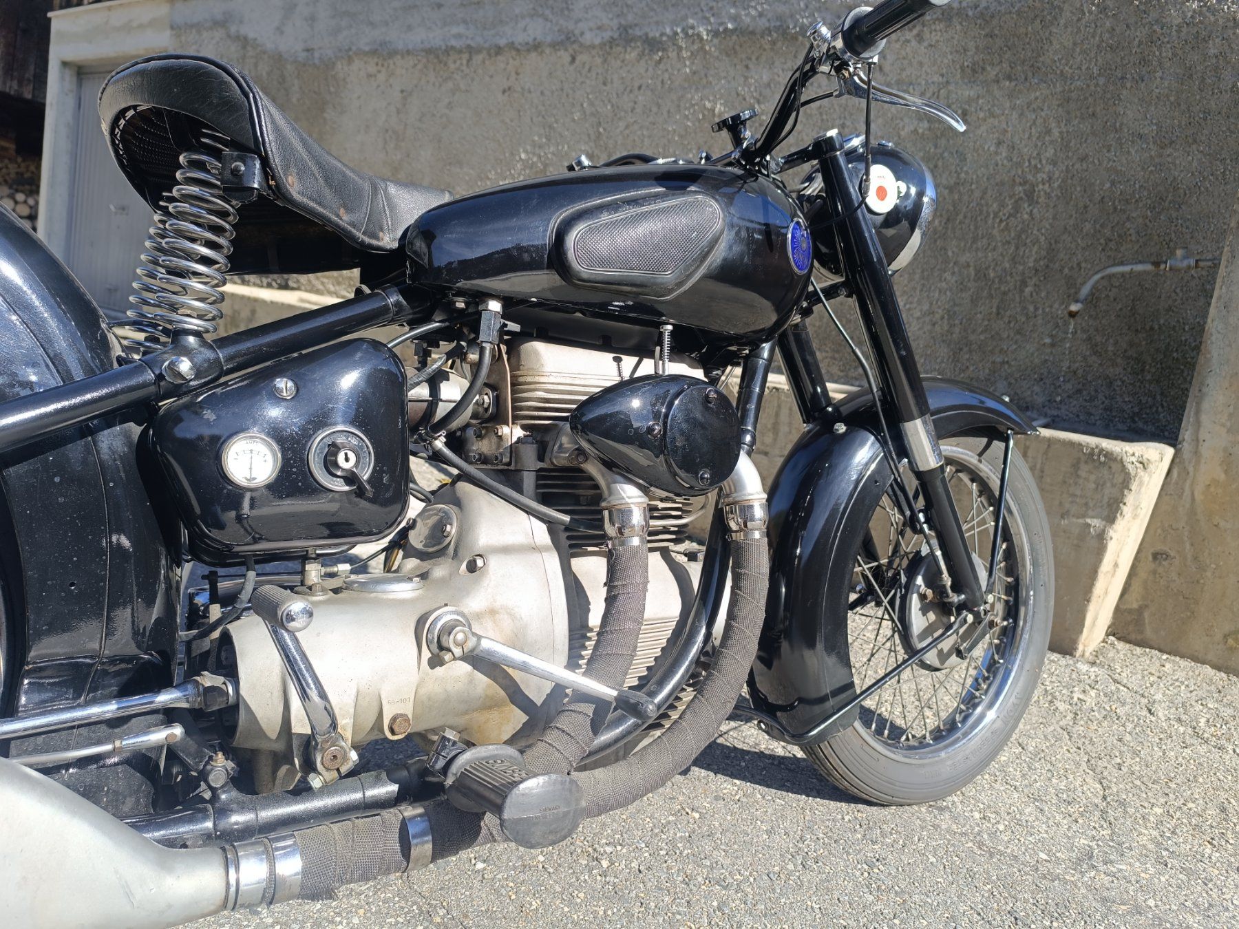 Strada: Kultmotorrad Sunbeam S8, 1949, Oldtimer, Veteran – Usato da Gampel venduto da HiGlis-Puch-Garage 1