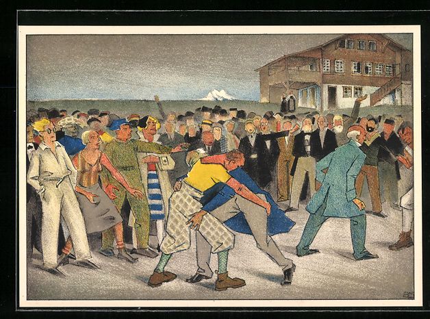 Cartes postales: Dr. Karl Weber: Basel, XXV. Eidgen. Sän – D'occasion à Berlin par bartko-reher