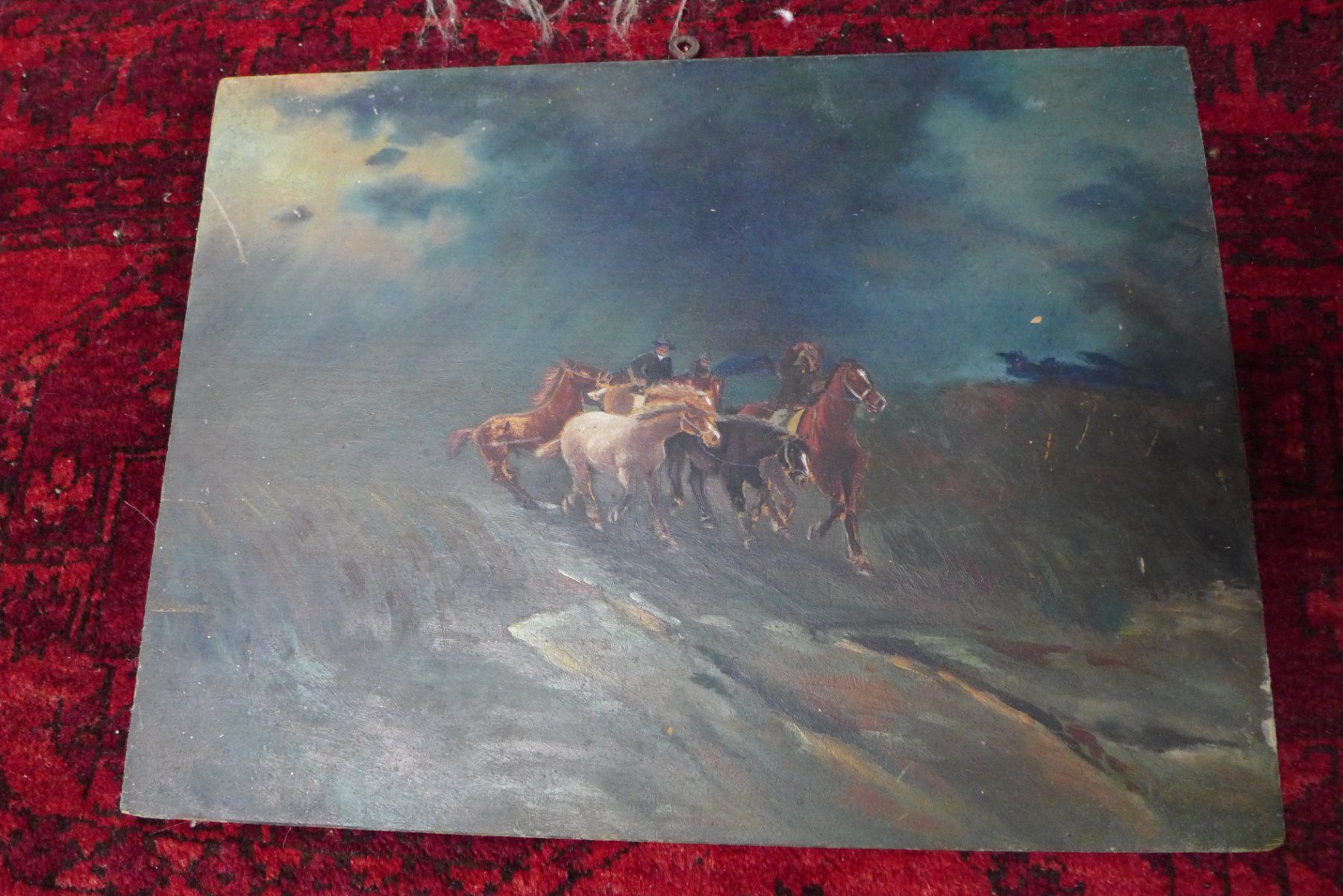Gemälde: Tableau peinture sur bois – Gebraucht aus Bernex von qpdkvm