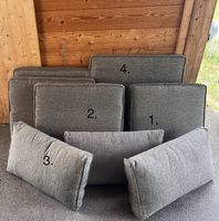 Loungekissen-Set grau, guter Zustand