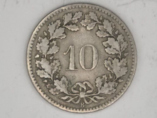 Tutti le monete: 10 rappen 1883 – Usato da Bure venduto da chap981 1