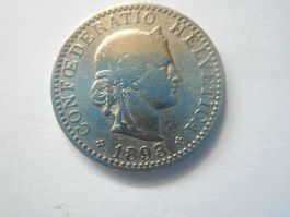 20 Rp. 1893 /  bei mehreren Steigerungen nur 1 x Porto