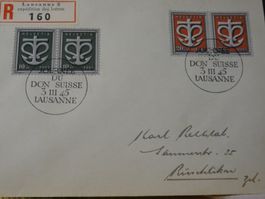 3.III.45. SPENDERBRIEF NATIONALSPENDE; LAUSANNE