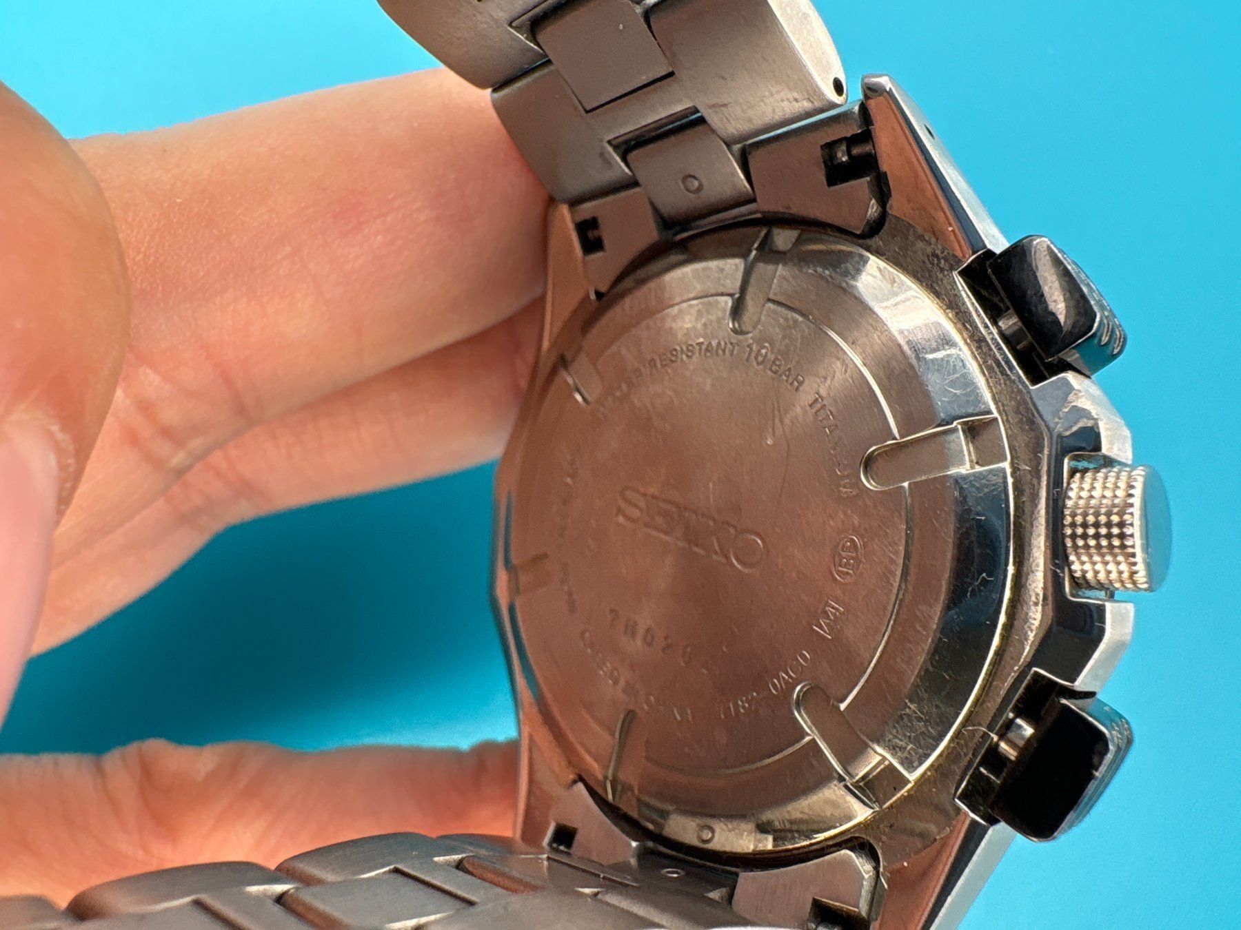 Seiko Orologi: Seiko Chronograph Quartz TITANIUM SND Series – Usato da Corminboeuf venduto da MrGP87 7