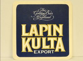 Bierdeckel LAPIN KULTA EXPORT BEER Bier Untersetzer Vintage