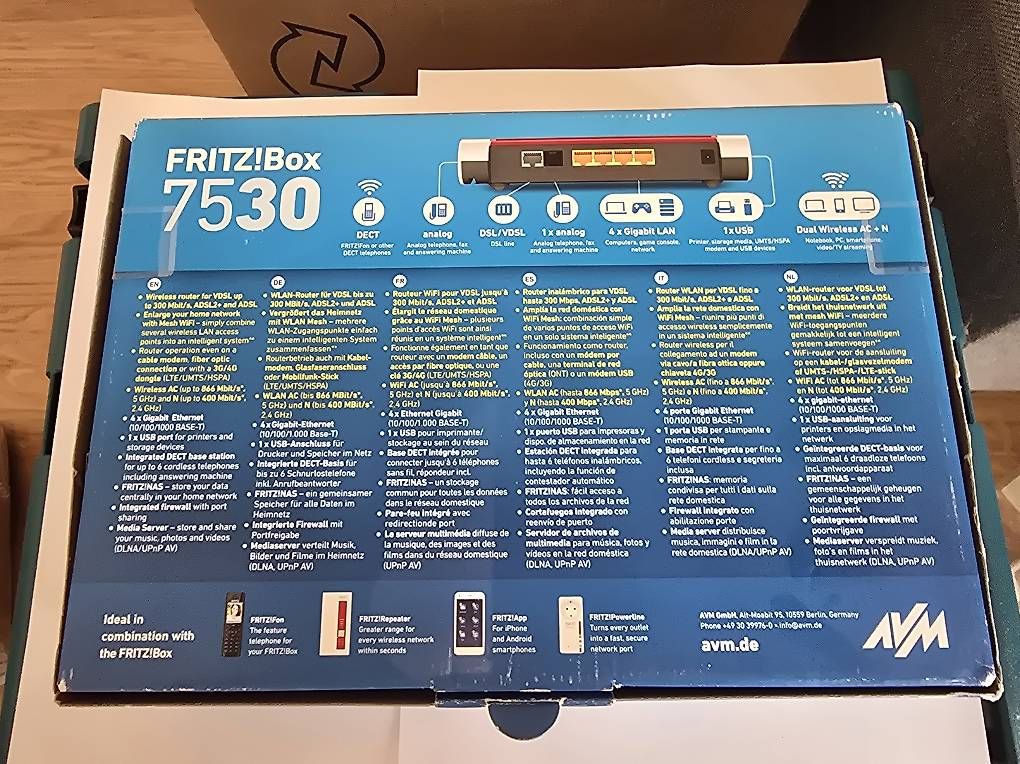 Modems & Router: FRITZ!Box 7530 DSL-Router – Gebraucht aus Buchs LU von san_df8f 2