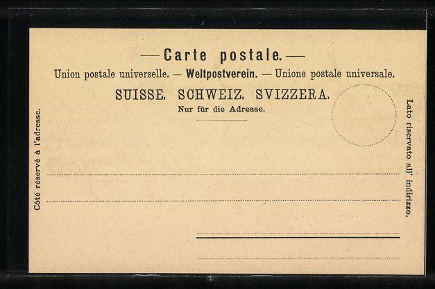 Cartoline postali: Litho Schaffhausen, Ortsansicht mit Tür – Usato da Berlin venduto da bartko-reher 1