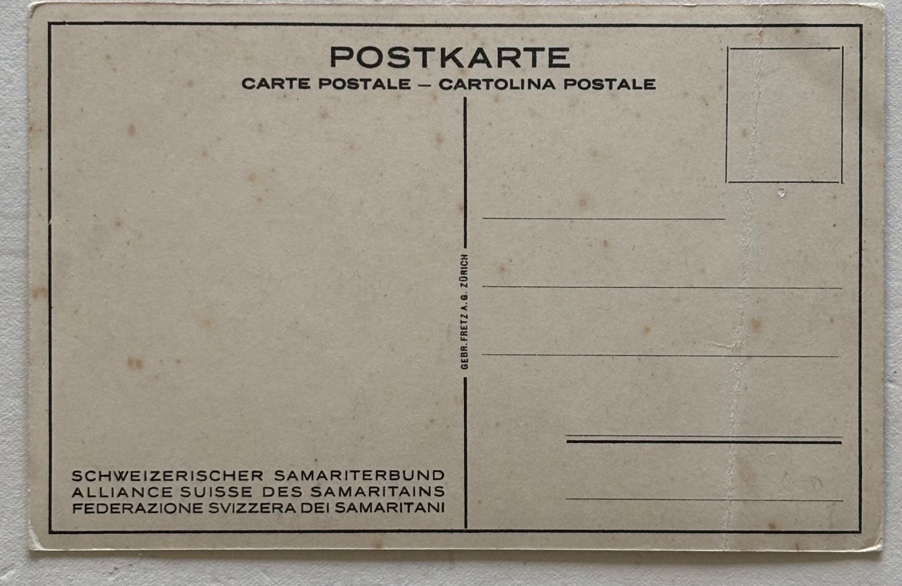 Cartoline postali: Eugène Burnand - Schweizerischer Samariter Bund, Esel – Usato da Frauenfeld venduto da Merk52 1