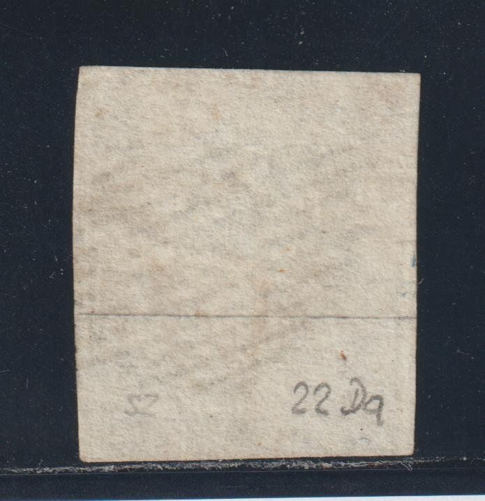 Alle Briefmarken: Strubel 22 Da mit schwarzer Raute – Gebraucht aus Siebnen von Fstaehli 1