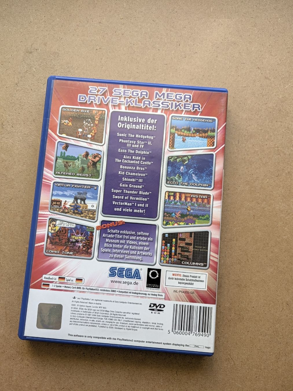 Giochi: Sega Mega Drive Collection PS2 Spiel  – Usato da Chur venduto da FreakofRarity 1