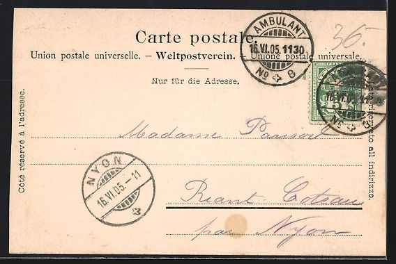 Ansichtskarten: Diablerets, Beau Sejour - Bazar d'èt – Gebraucht aus Berlin von bartko-reher 1