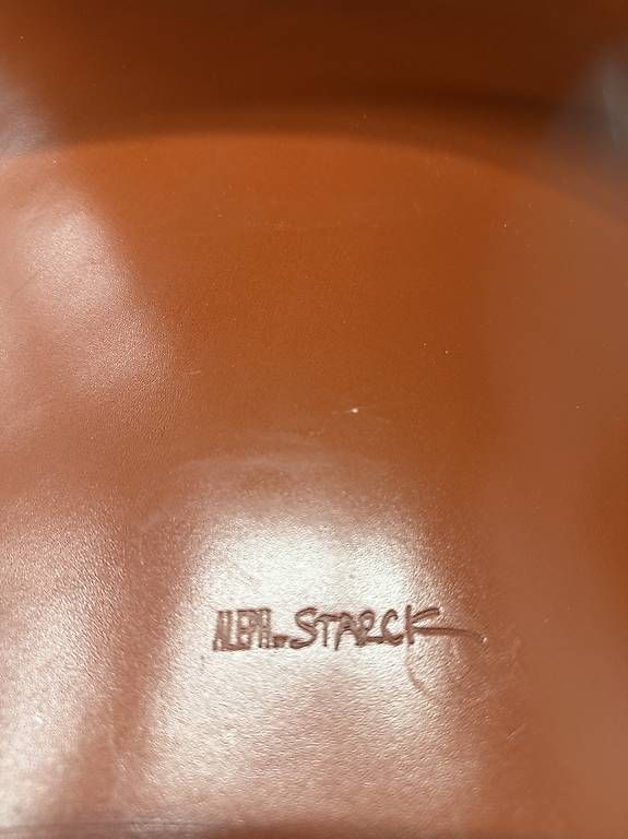 Sedie: Italian Modern Red Leather Chair by Philippe Starck, 1980s – Usato da Au ZH venduto da Matys74 4
