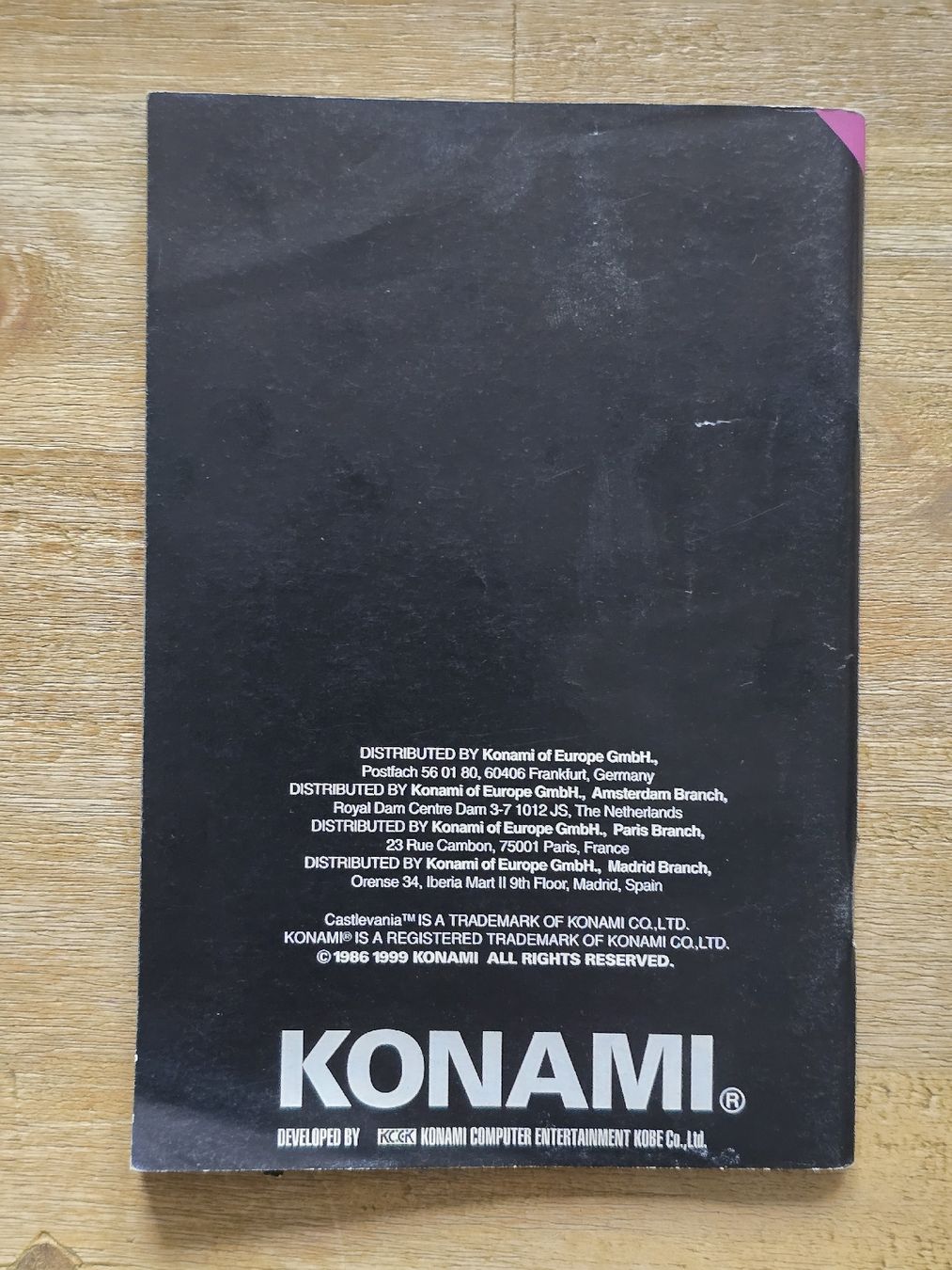 Nintendo Giochi: Castlevania 64 Nintendo Instruction Booklet – Usato da Güttingen venduto da Odhin 2