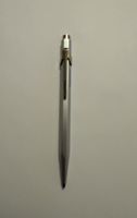 Kugelschreiber Caran d'Ache 858  silberfarben gebraucht