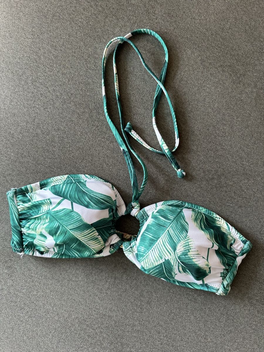 H&M Badekleider & Bikinis: H&M Bikini-Top, Gr. 38, Palmenmuster - Neu – Neu (gemäss Beschreibung) aus Wetzikon ZH von eli_k7fq