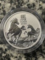 Australien 2 oz Silber 2026 Pferd Charles III Münze 9999 Ag