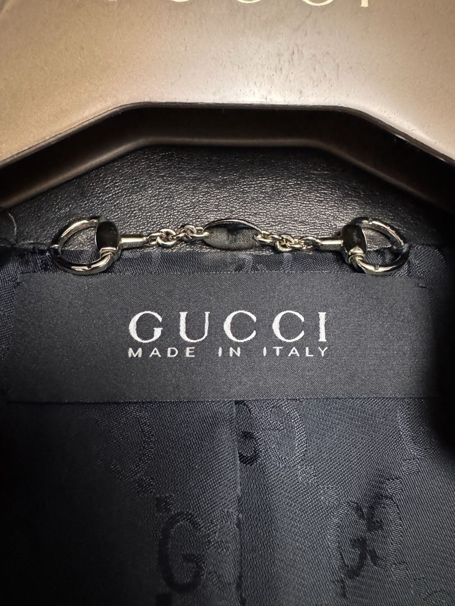 Gucci Giacche: Gucci Lederblazer Damen Gr. 34 schwarz – Usato da Oberengstringen venduto da 80sete 3