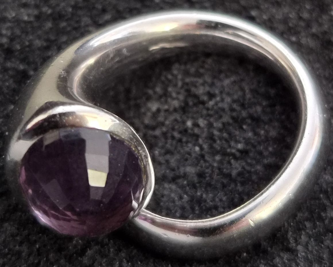 Bagues: Handgefertigter Bernhard-Müller-Ring - 925 Silber, Amethyst – D'occasion à Zürich par Phippu100