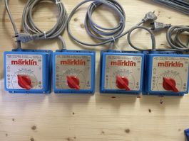 4 Märklin Trafos 37540 Primärschalter gebraucht blau