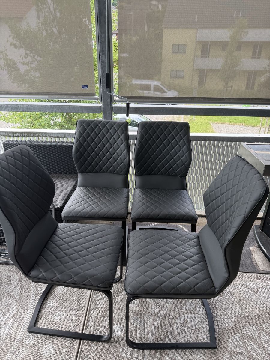 Chaises: Schwingstühle grau – D'occasion à Münchwilen AG par Paulanwk 1