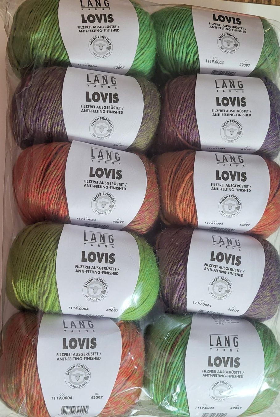 Wolle: Lovis: Feinste Merino-Wolle - Sheep friendly! – Neu und originalverpackt aus Burgistein von Azureus58