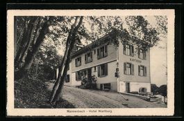 AK Mannenbach, Hotel Wartburg, 1921